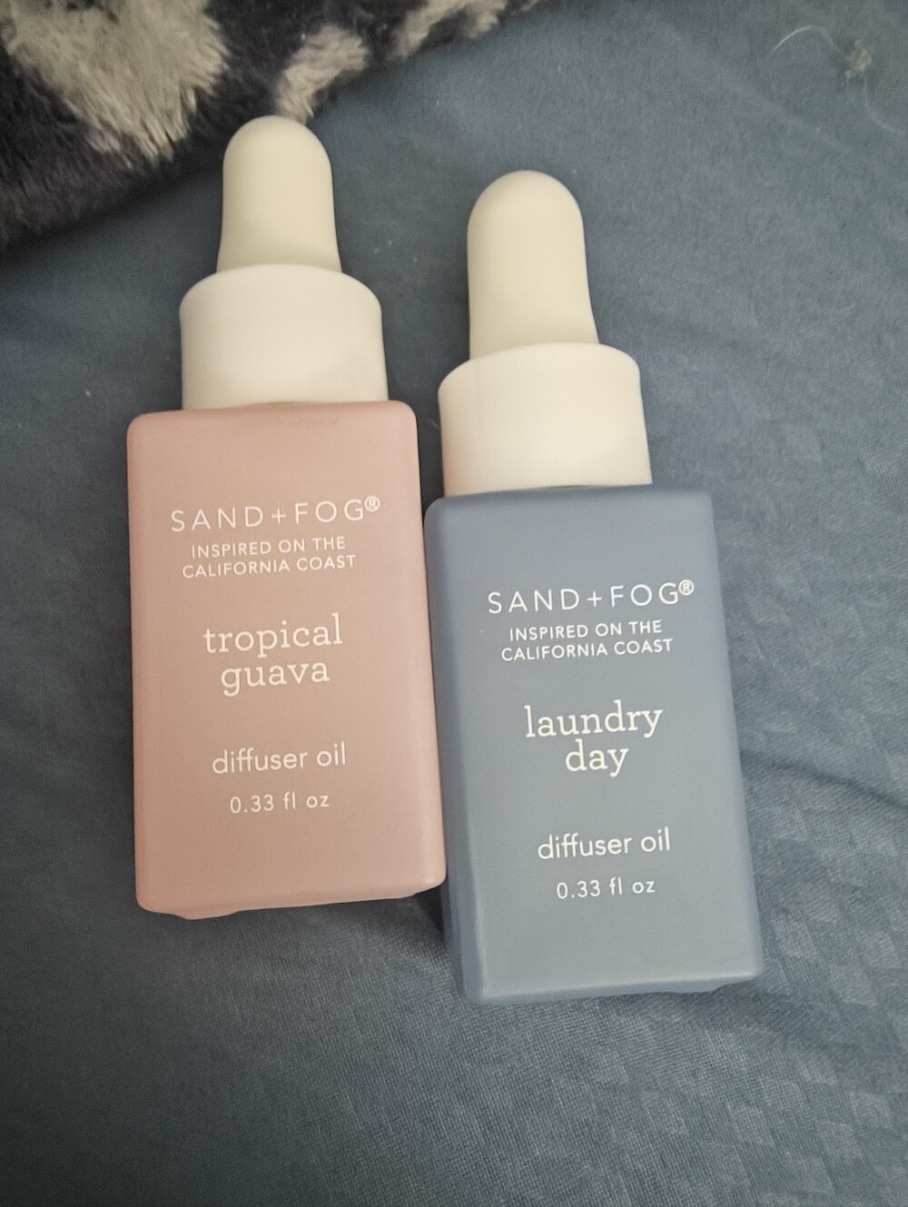 SAND+FOG Tropical Guava & Laundry Day Diffuser Oils - Pink & Blue